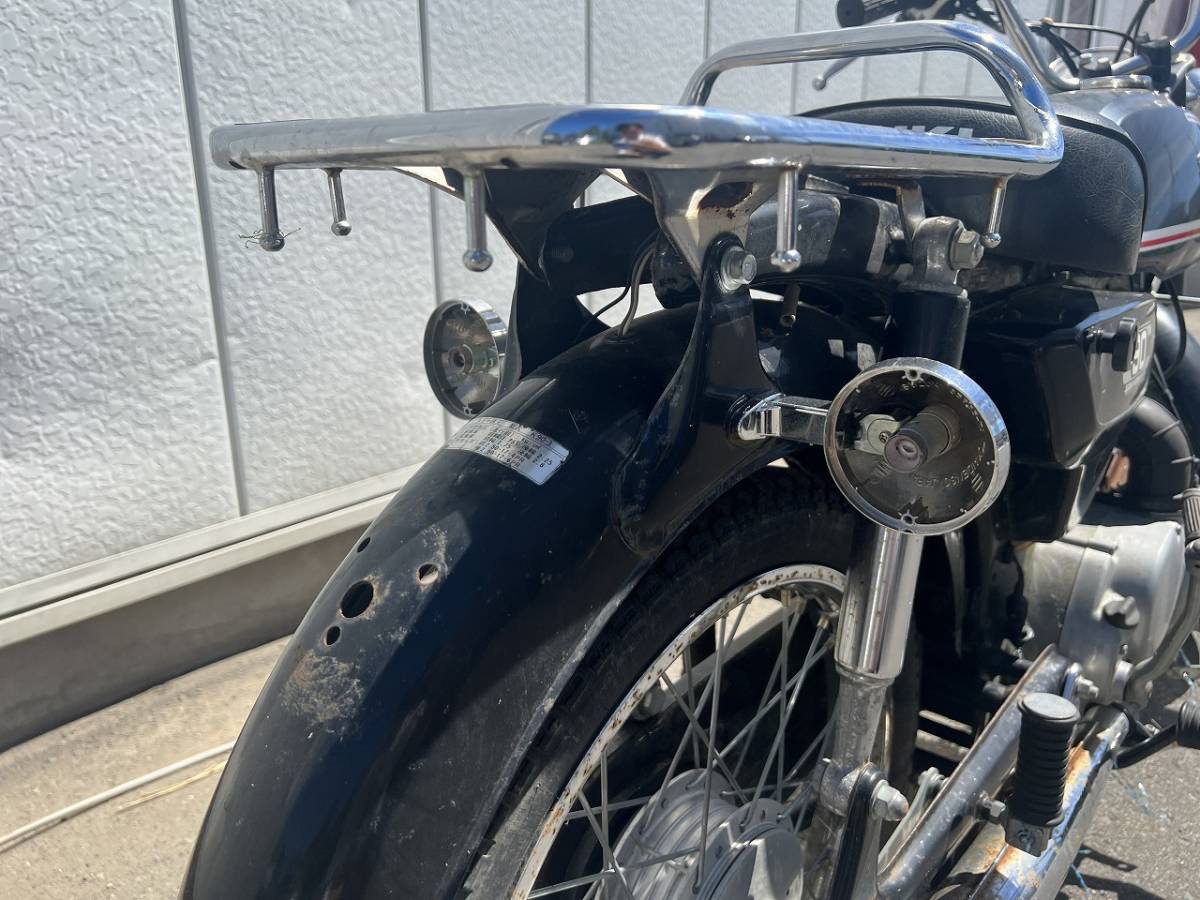 ジャンク] 八戸発 SUZUKI スズキ バイク K90 鍵あり 圧縮あり キック 
