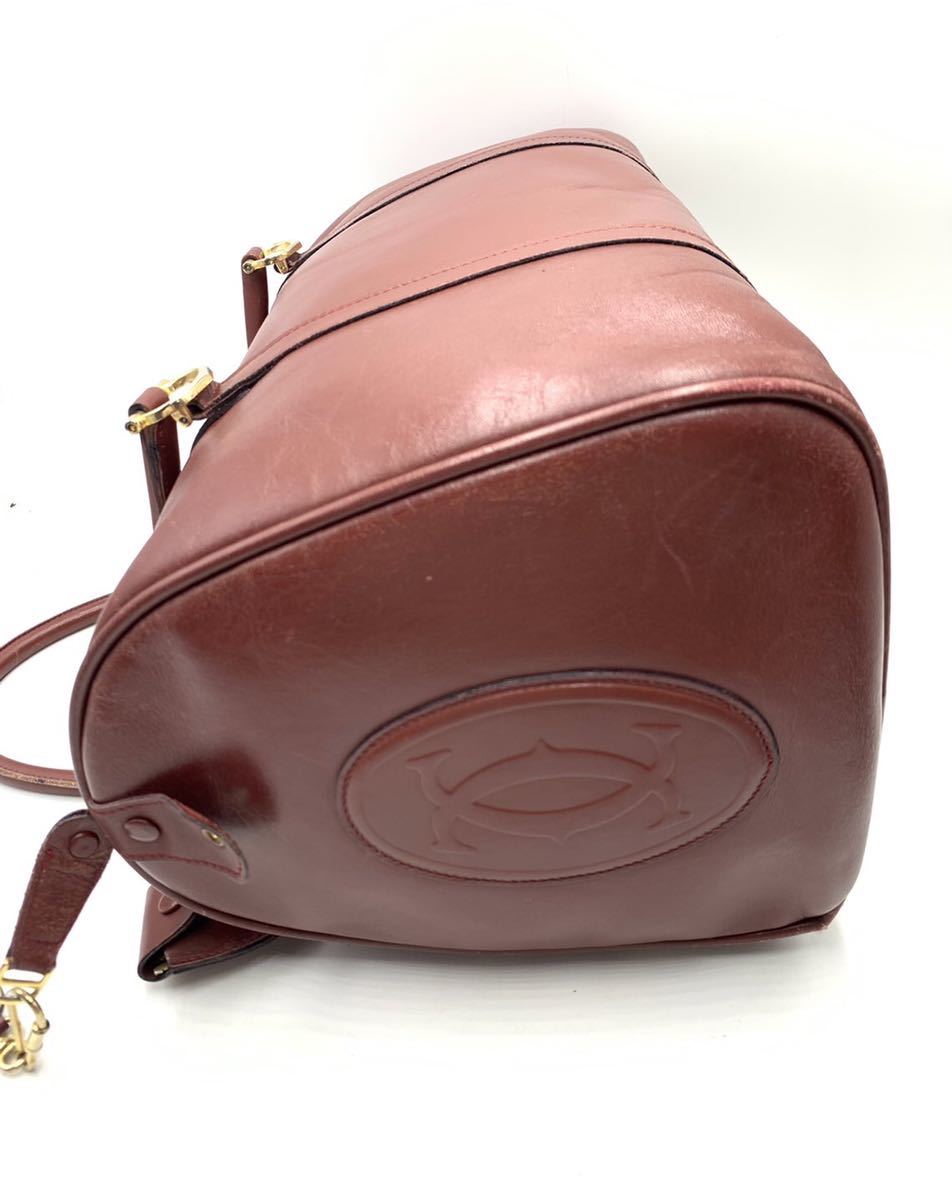 ○極美品○超高級○Cartier○カルティエ○ブランド○ボルドー○