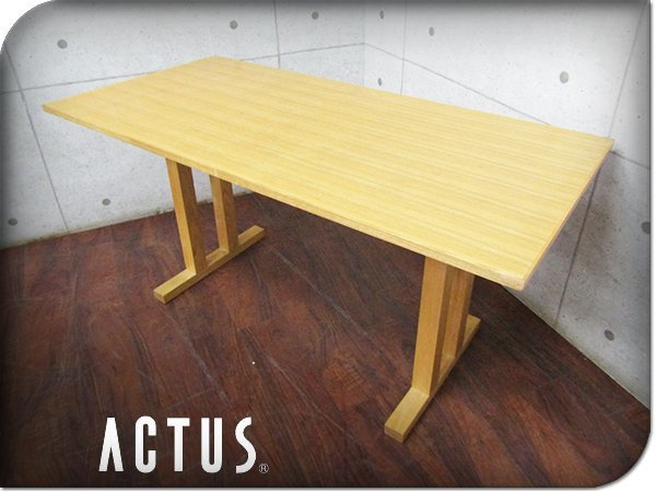 【人気定番，2026】 ACTUS/アクタス 高級 POTHOS SOFA TABLE/ポトス ソファ テーブル アッシュ材 北欧モダン ダイニングテーブル smm8071k(4人用)｜売買されたオークション情報、yahooの商品情報をアーカイブ公開 - オーク 4人用