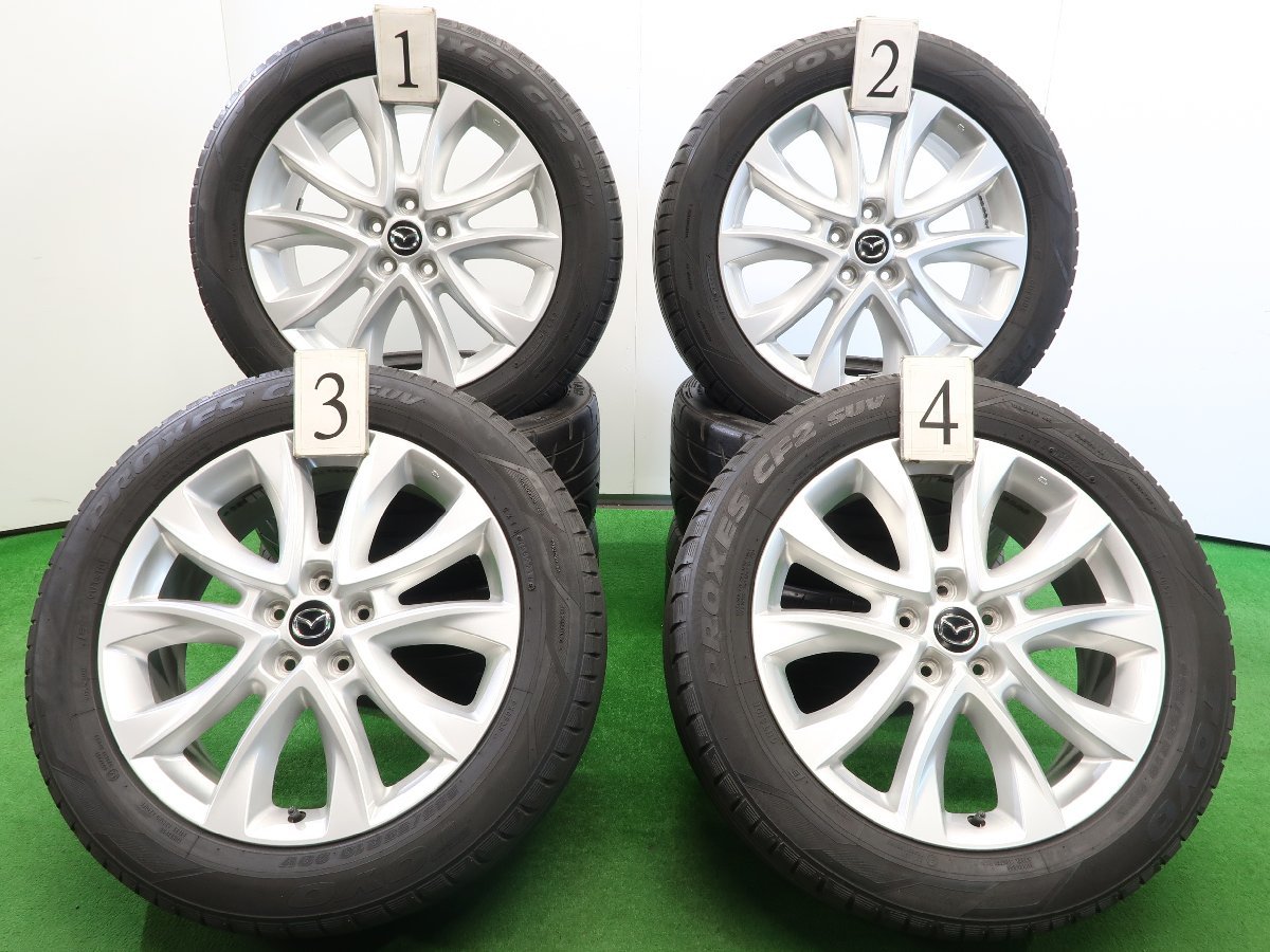4本 マツダ CX-5 KE 純正 19インチ 7J +50 5H 114.3 ラジアル TOYO