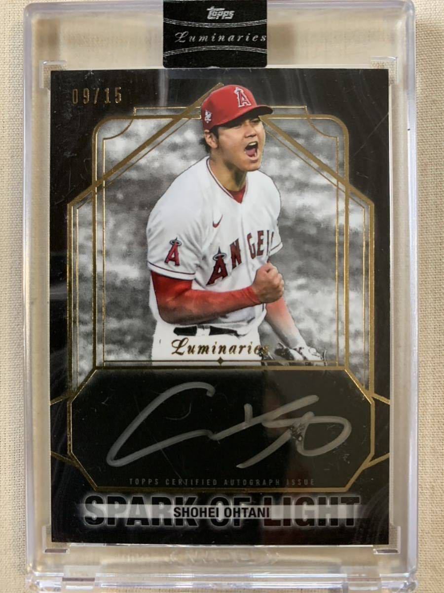 2022 TOPPS LUMINARIES Spark of Light #SLA-SO SHOHEI OHTANI #09/15 