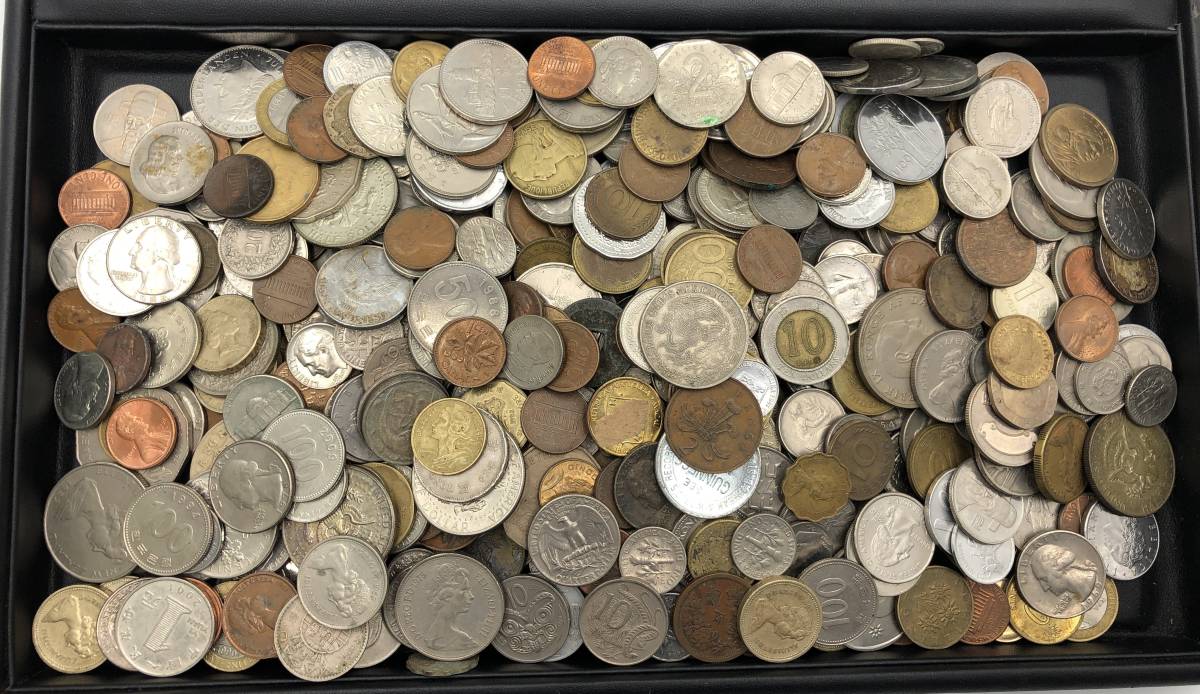 中古品 世界 旧古銭・旧硬貨まとめ売り① 外国銭 コレクション