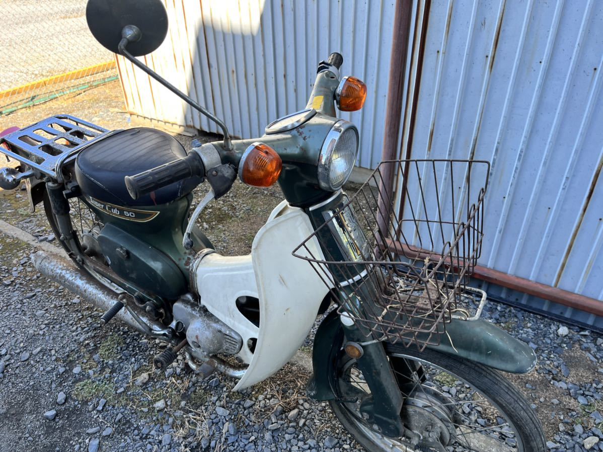 ホンダ スーパーカブ50 行灯 カモメ 書類付レストアベース車