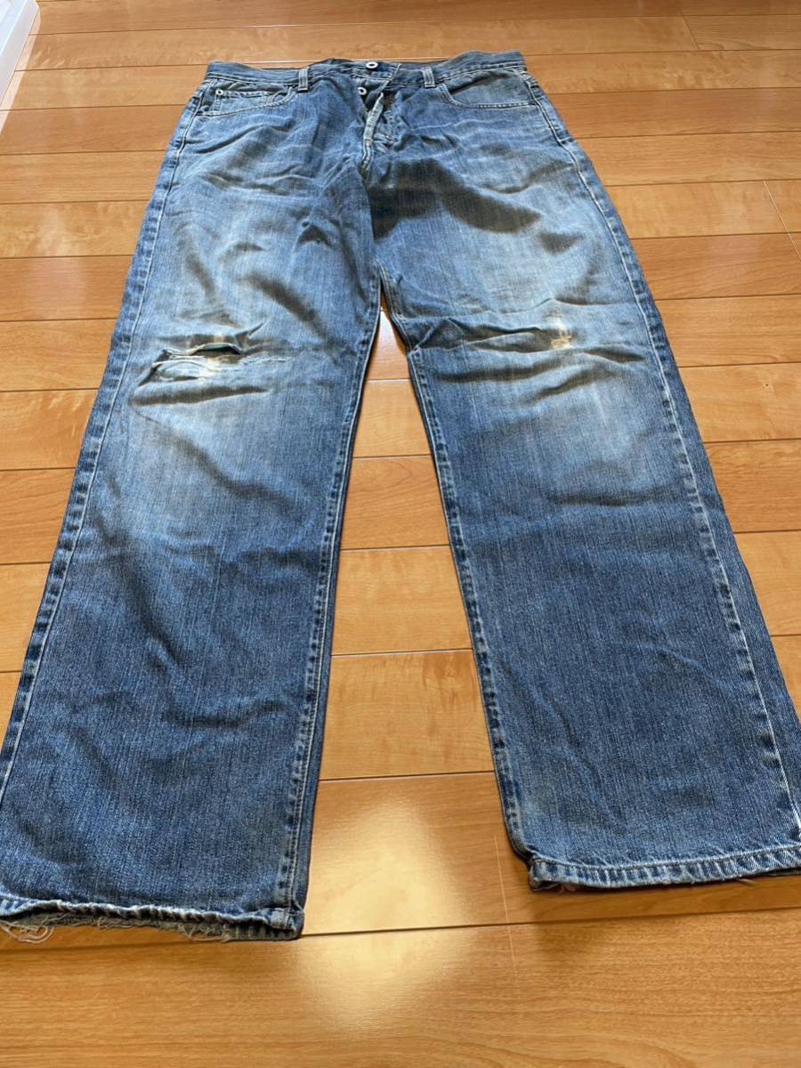 STUSSY デニム ステューシー メンズファッション　ジーパン　ジーンズ　MADE IN USA -dm ボトムス　5ボタン　ビンテージ