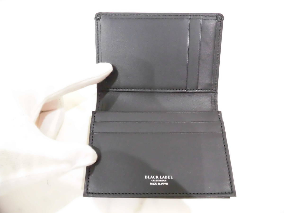 新品未使用タグ箱付】 ブラックレーベルクレストブリッジ 名刺入れ