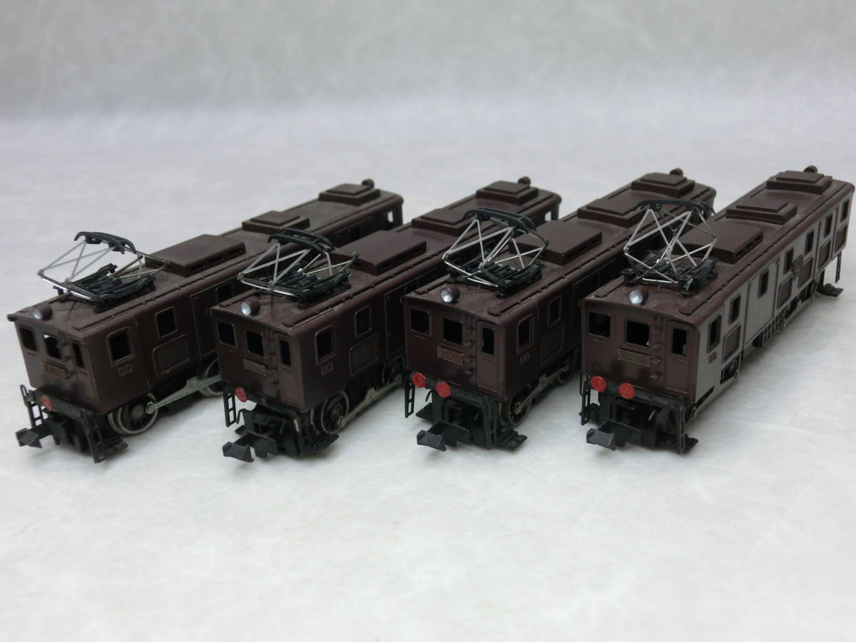 22361 ワールド工芸 電気機関車 ED42 4両セット ジャンク品 Nゲージ