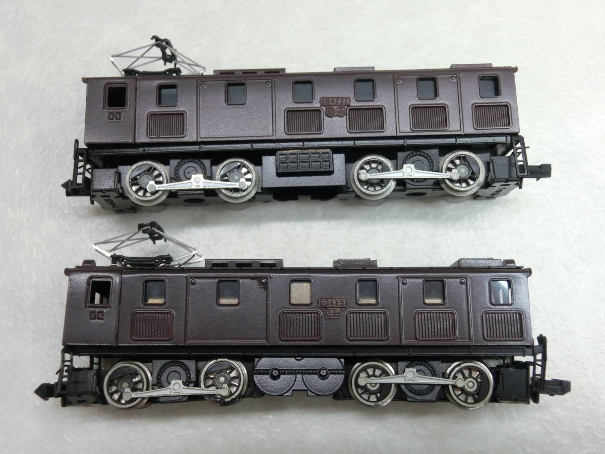 22361 ワールド工芸 電気機関車 ED42 4両セット ジャンク品 Nゲージ
