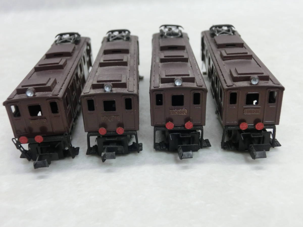 22361 ワールド工芸 電気機関車 ED42 4両セット ジャンク品 Nゲージ
