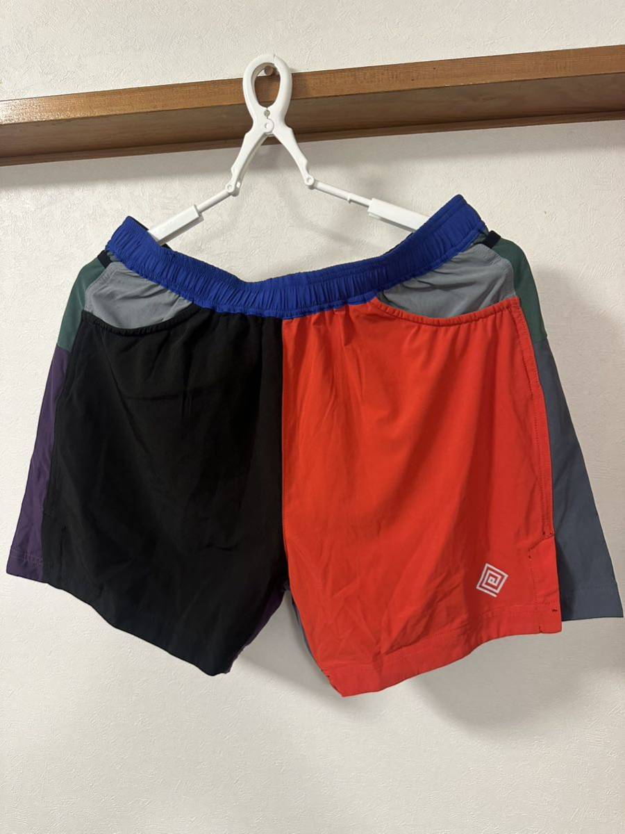 エルドレッソeldordsso マルチカラー ランニングパンツ サイズL