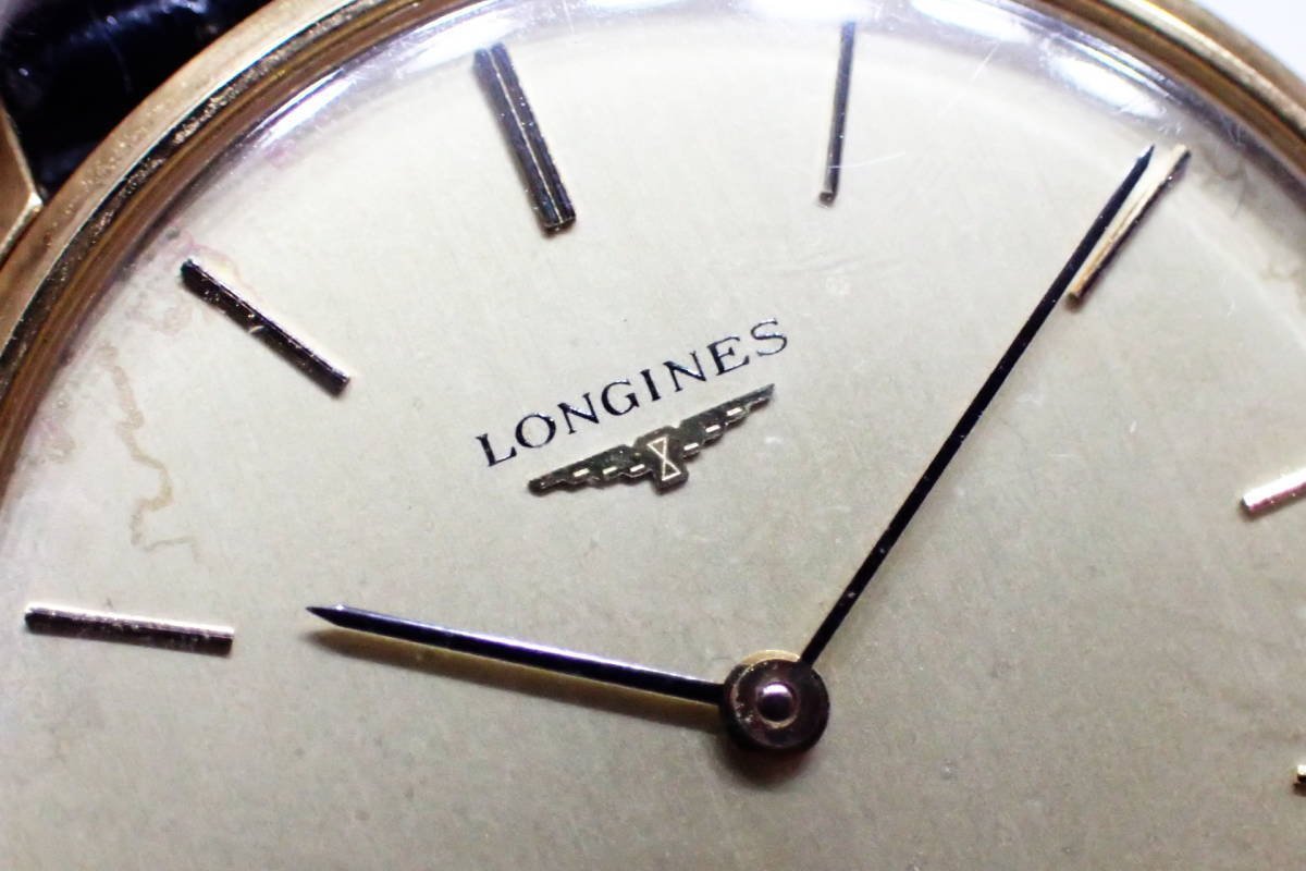 1円【LONGINES】稼働品 ロンジン 手巻き L847.4 メンズ腕時計 ゴールド