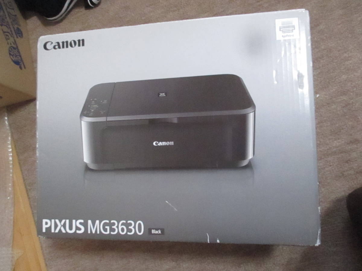 （良好品） Canon インクジェットプリンター複合機 PIXUS MG3630（BK ブラック）