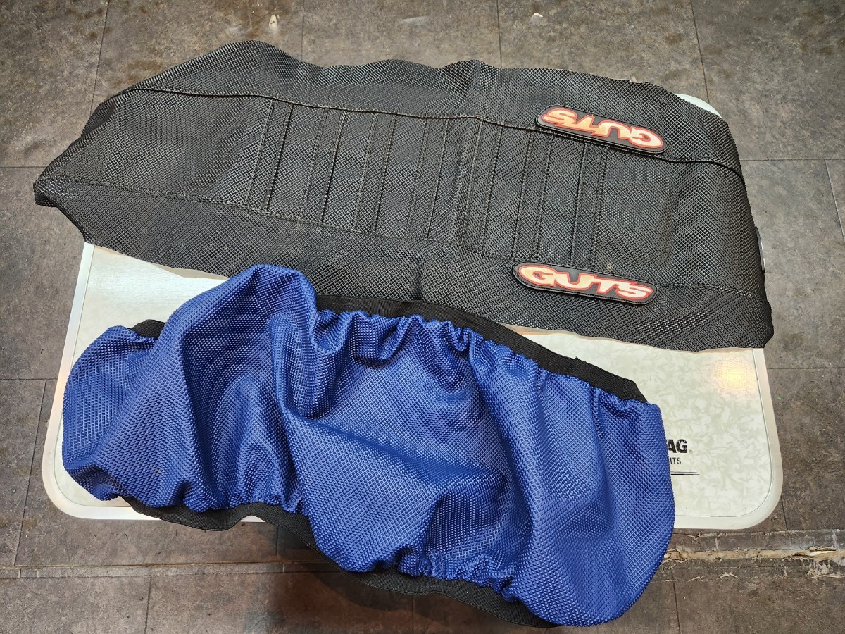ハスクバーナ 純正 シートカバー と GUTS シートカバー TE150i TE250i