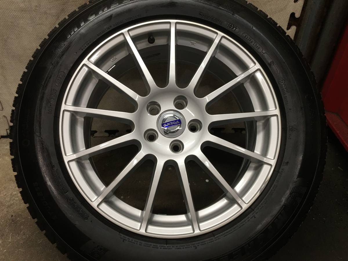 ボルボXC60【235/60R18】バリ山20年製ミシュラン スタッドレスタイヤ 