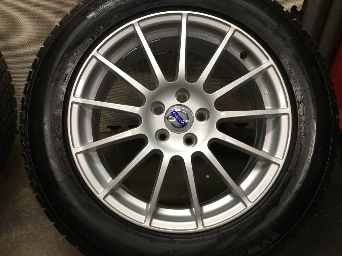 ボルボXC60【235/60R18】バリ山20年製ミシュラン スタッドレスタイヤ 