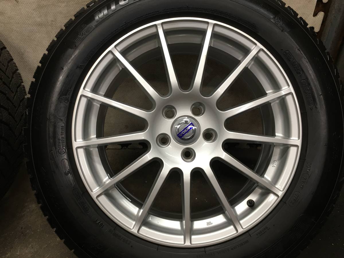 ボルボ　xc60 235/60 R18 バリ山タイヤホイールセット ボルボXC60【235/60R18】バリ山20年製ミシュラン スタッドレスタイヤ