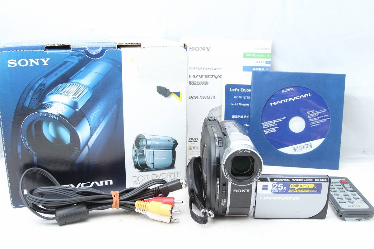 美品☆ソニー SONY DVD Handycam DCR-DVD810 ハンディカム