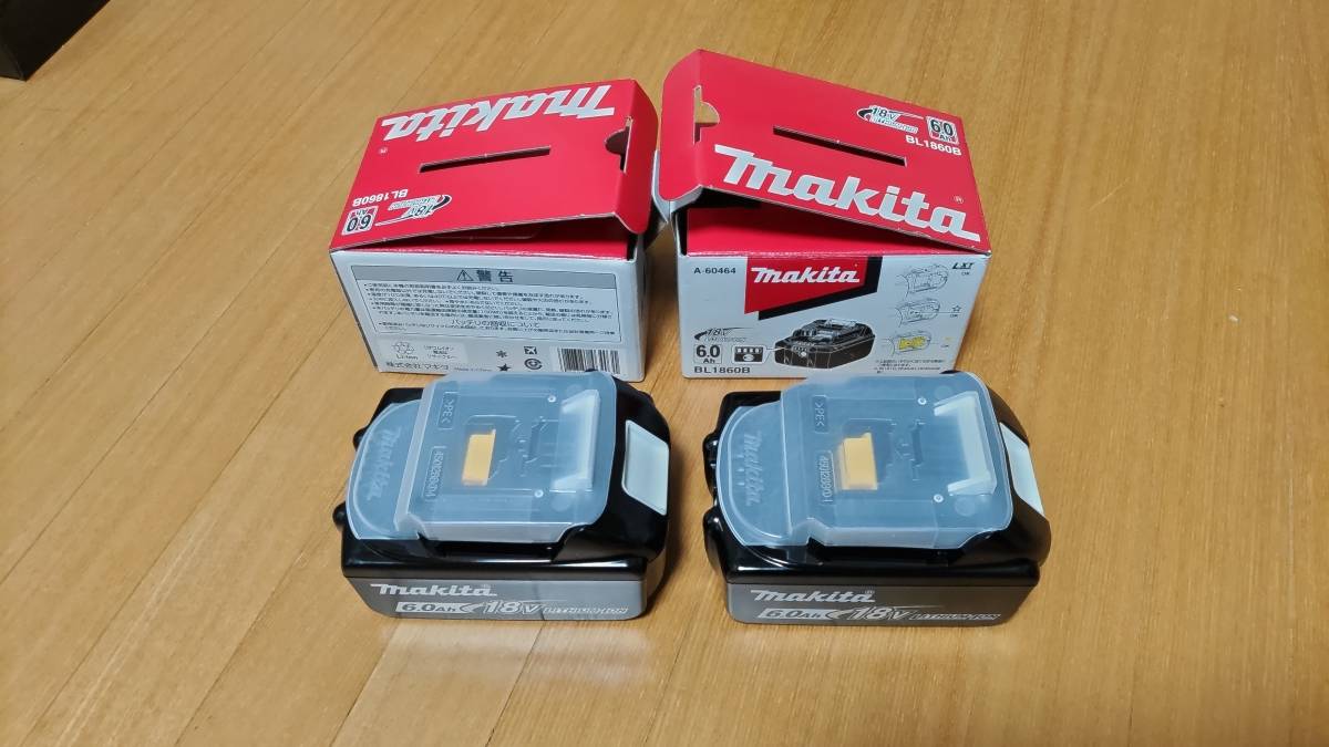 新品・未使用】マキタ純正バッテリー BL1860B 18V 6.0h マキタ 新品・未使用】マキタ純正バッテリー BL1860B 18V 6.0h マキタ