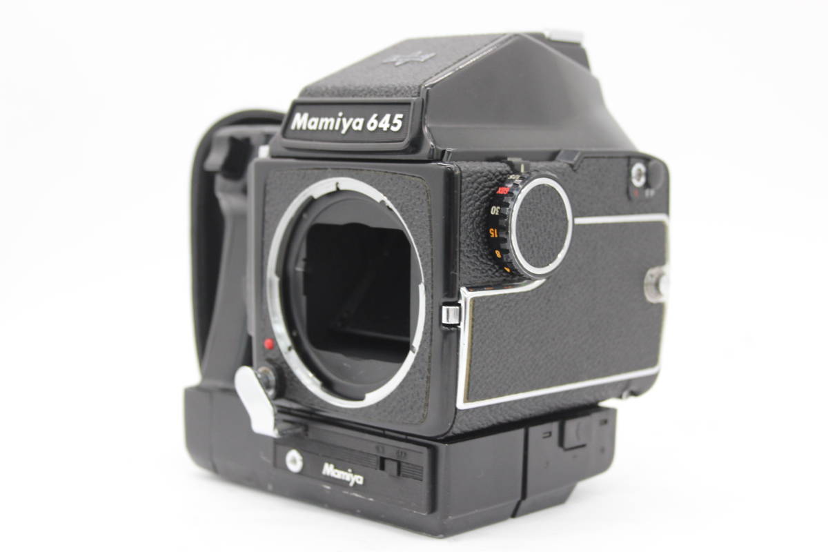 Y43 マミヤ Mamiya 645 中判カメラボディ ジャンク 中古：C(やや難あり