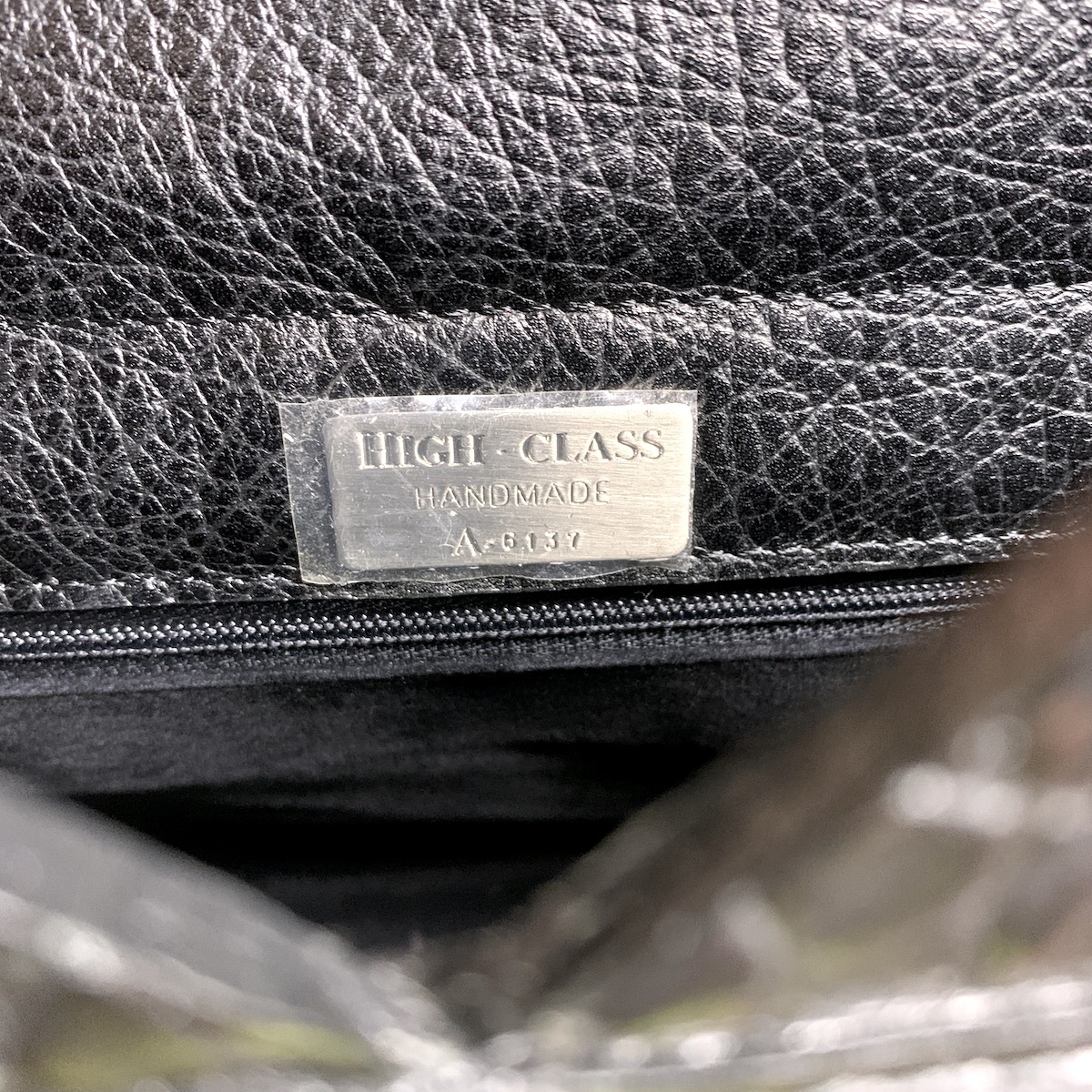 16 新品 未使用 本物 クロコダイル HIGH-CLASS バッグ ブラック 定価45  