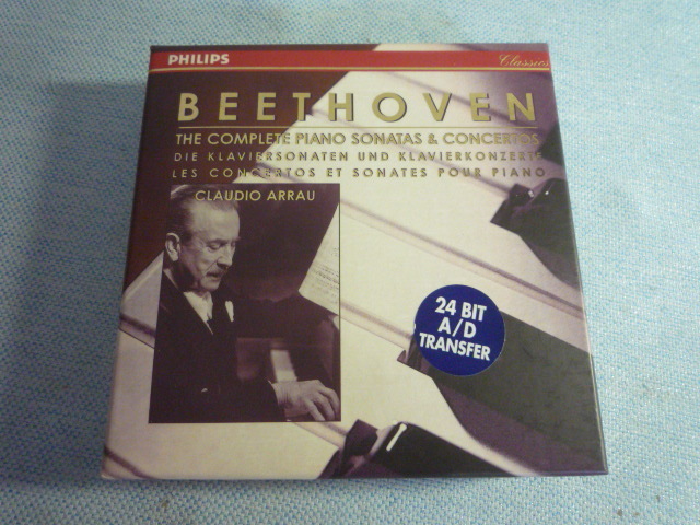 レ CD14枚組☆BEETHOVEN COMPLETE PIANO SONATAS＆CONCERTOS・CLAUDIO