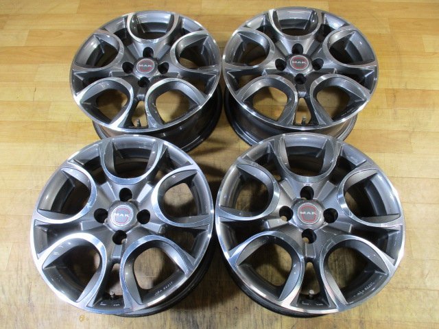 FIAT フィアット500 パンダ アバルト500 装着に! MAK TORINO トリノ アルミホイール 4本 4H-98 15インチ 6J+35