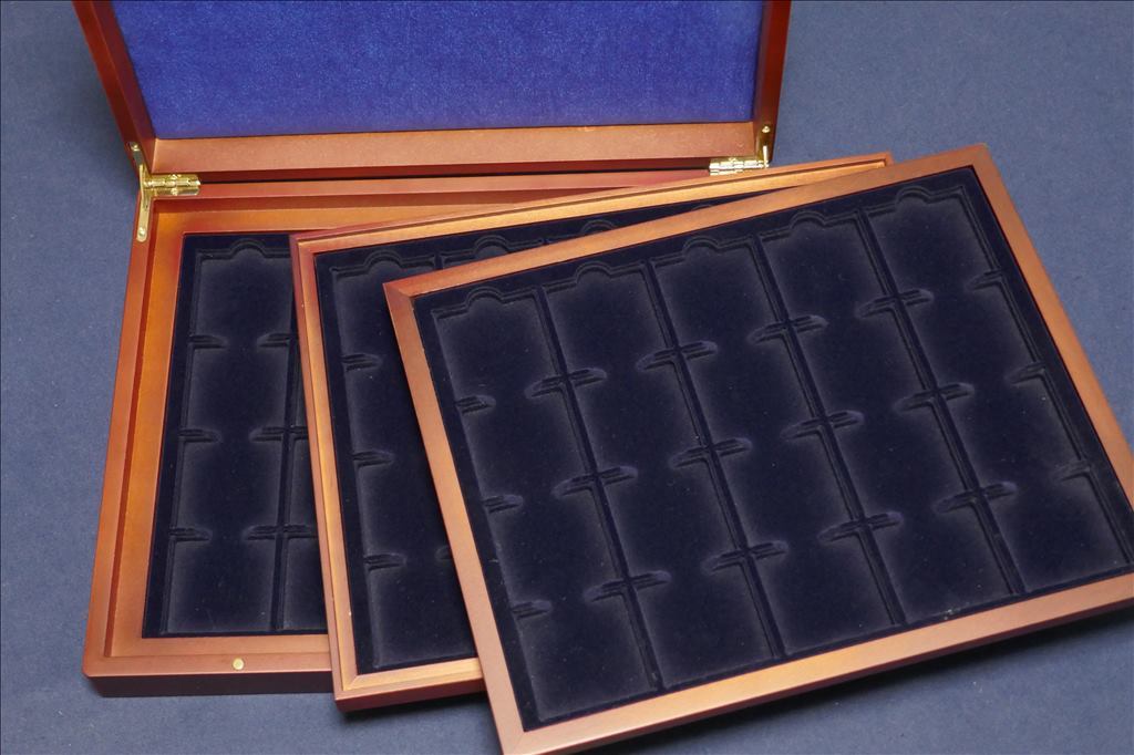 木製コインケースBOX ライトハウス社 ② ／ 48mm×48mmの正方形 