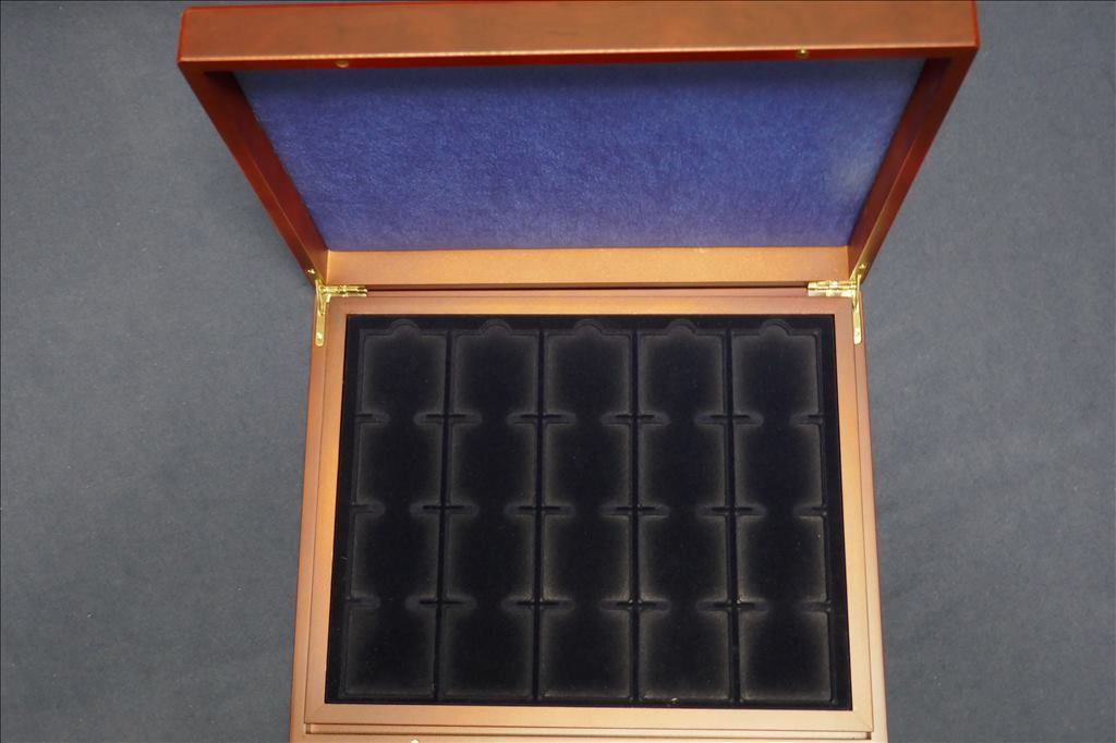 木製コインケースBOX ライトハウス社 ② ／ 48mm×48mmの正方形 