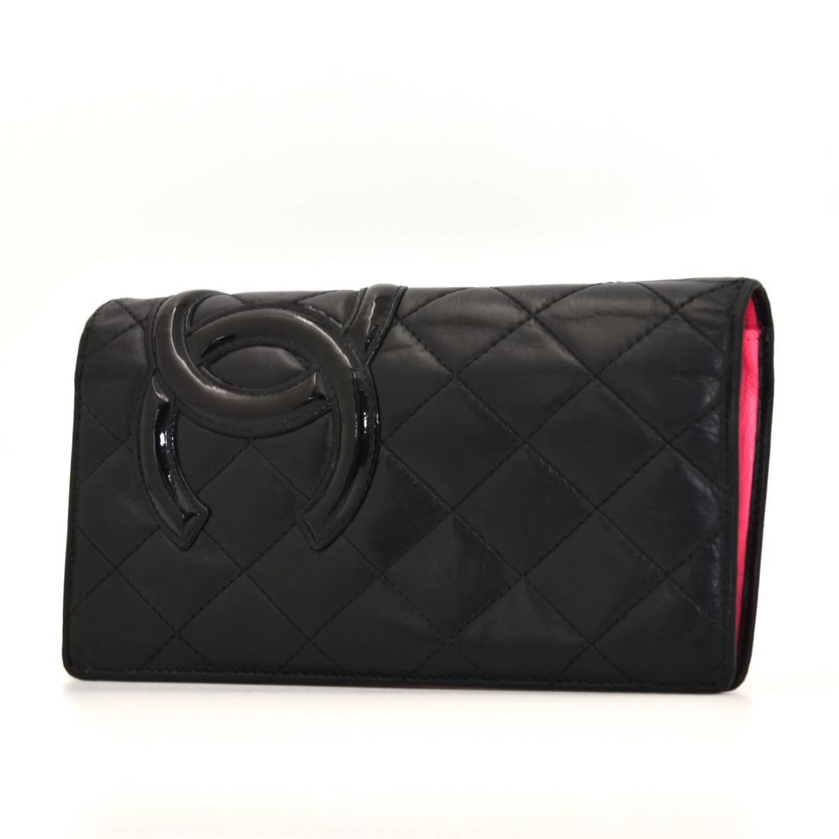 CHANEL エナメル長財布 ボルドー系 【公式通販】
