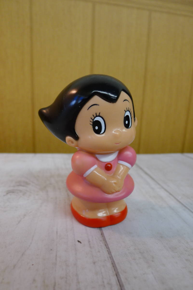 hh153●非売品 希少 当時物 ウランちゃん 貯金箱 ユニバーサル証券 ノベルティ ソフビ フィギュア 昭和レトロ/60