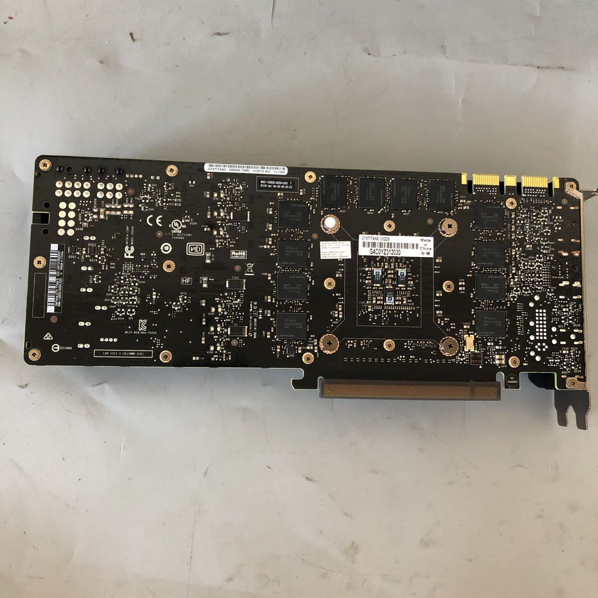美品 NVIDIA GeForce GTX TITAN X 12GB ビデオカード グラフィック