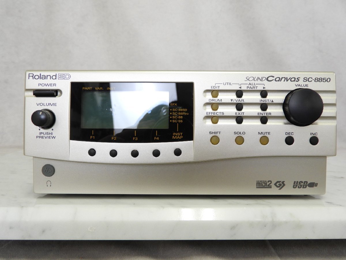 ☆ Roland ローランド SC-8850 音源モジュール SOUND Canvas ミュージ