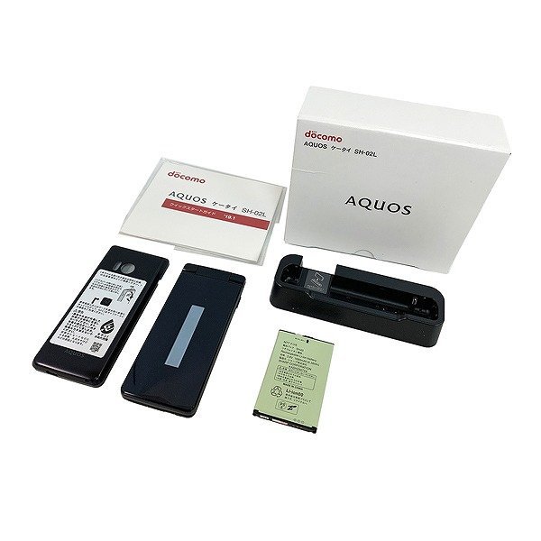SMK191002SGM ★未使用★AQUOS ケータイ 8GB docomo SH-02L ブラック 直接お渡し歓迎