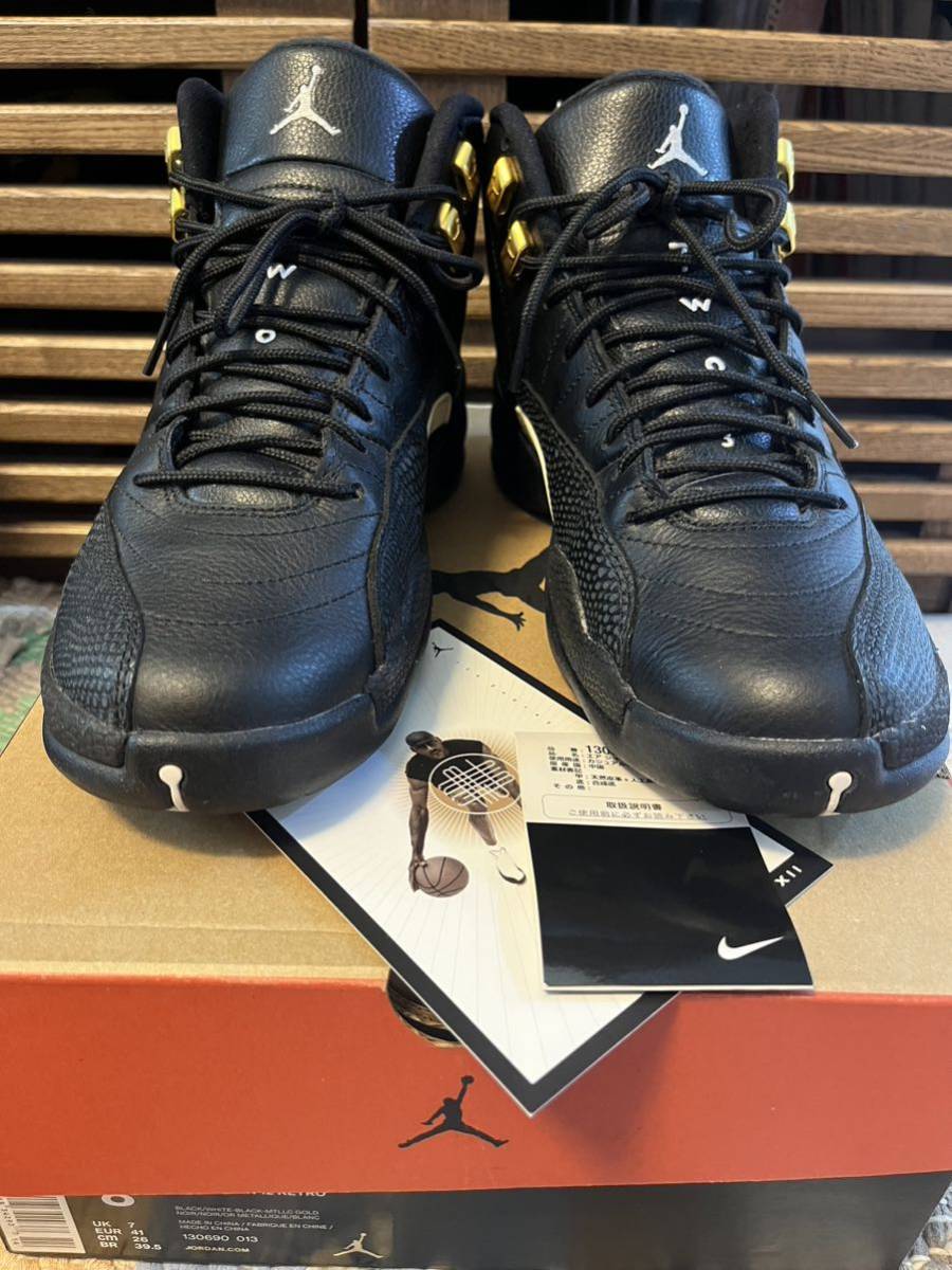NIKE AIR JORDAN 12 RETRO/エアジョーダンレトロ/ブラック/26cm 【公式