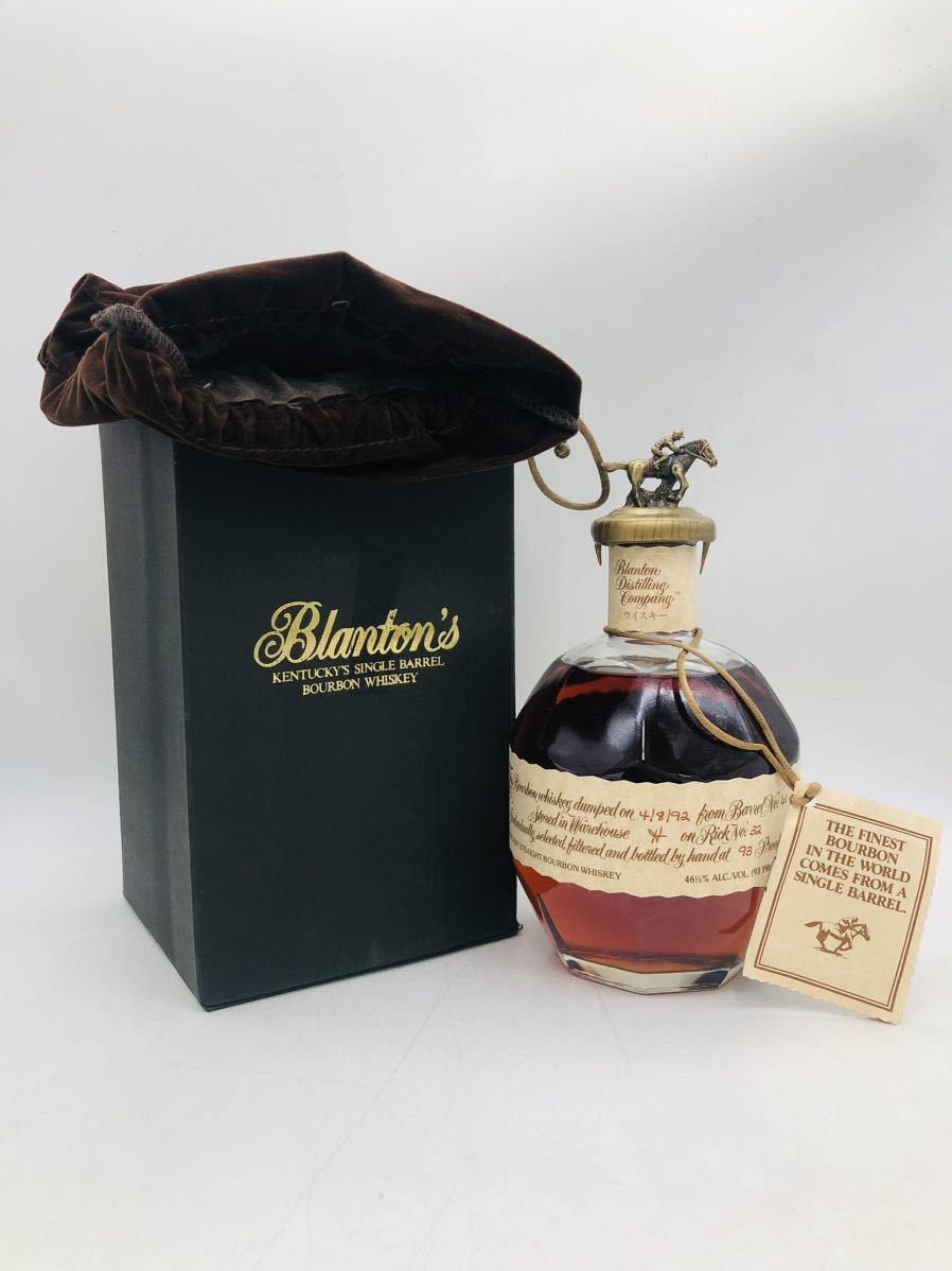 1円〜【未開栓】Blanton ブラントン 1992.04 ケンタッキーストレート