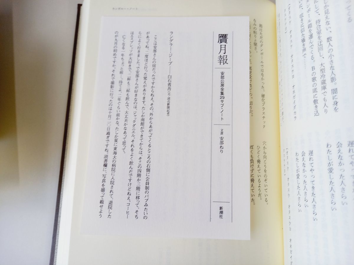 驚きの破格値，得価 安部公房全集 全巻セット／29冊セット（別巻のみ