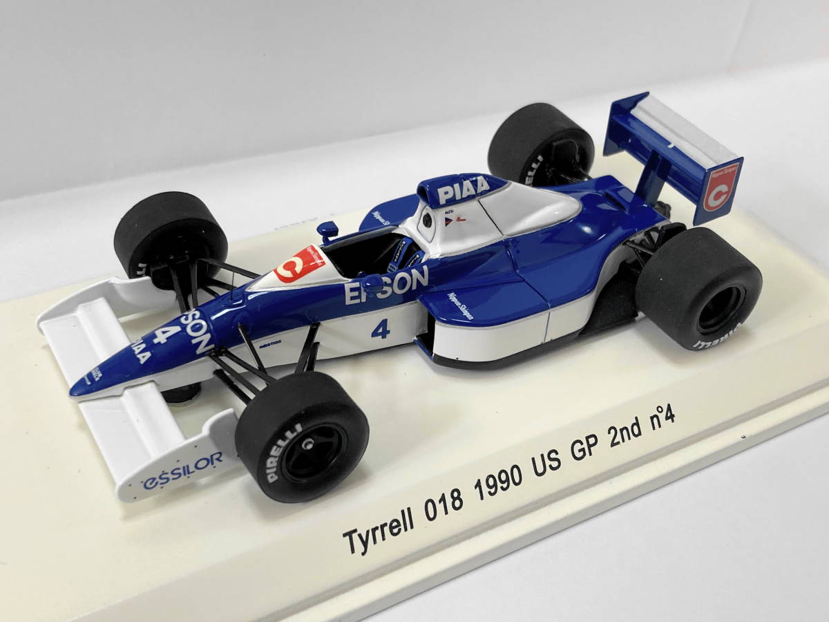 1⁄43 Reve Tyrrell 018 1990 US GP 2nd #4 ティレル 018 J.アレジ 1/