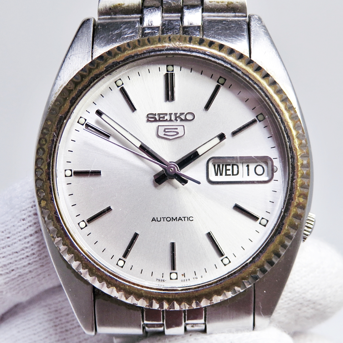 セイコー SEIKO 5 稼働品 腕時計 自動巻き 7S26-3110 訳有り SEIKO 5 