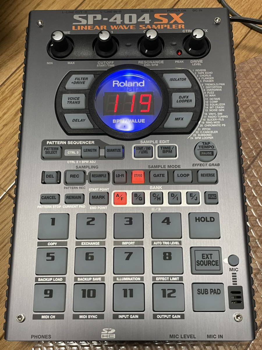 Roland sp-404sx サンプラー SDカード対応 SP-404SX Roland サンプラー