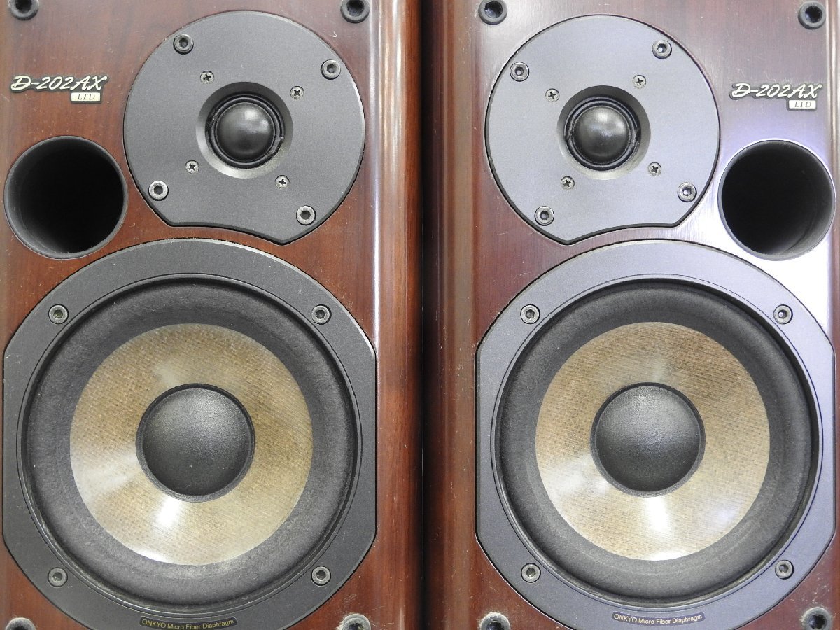 ☆ ONKYO オンキョー D-202AX LTD スピーカー ペア ☆中古☆ 美音
