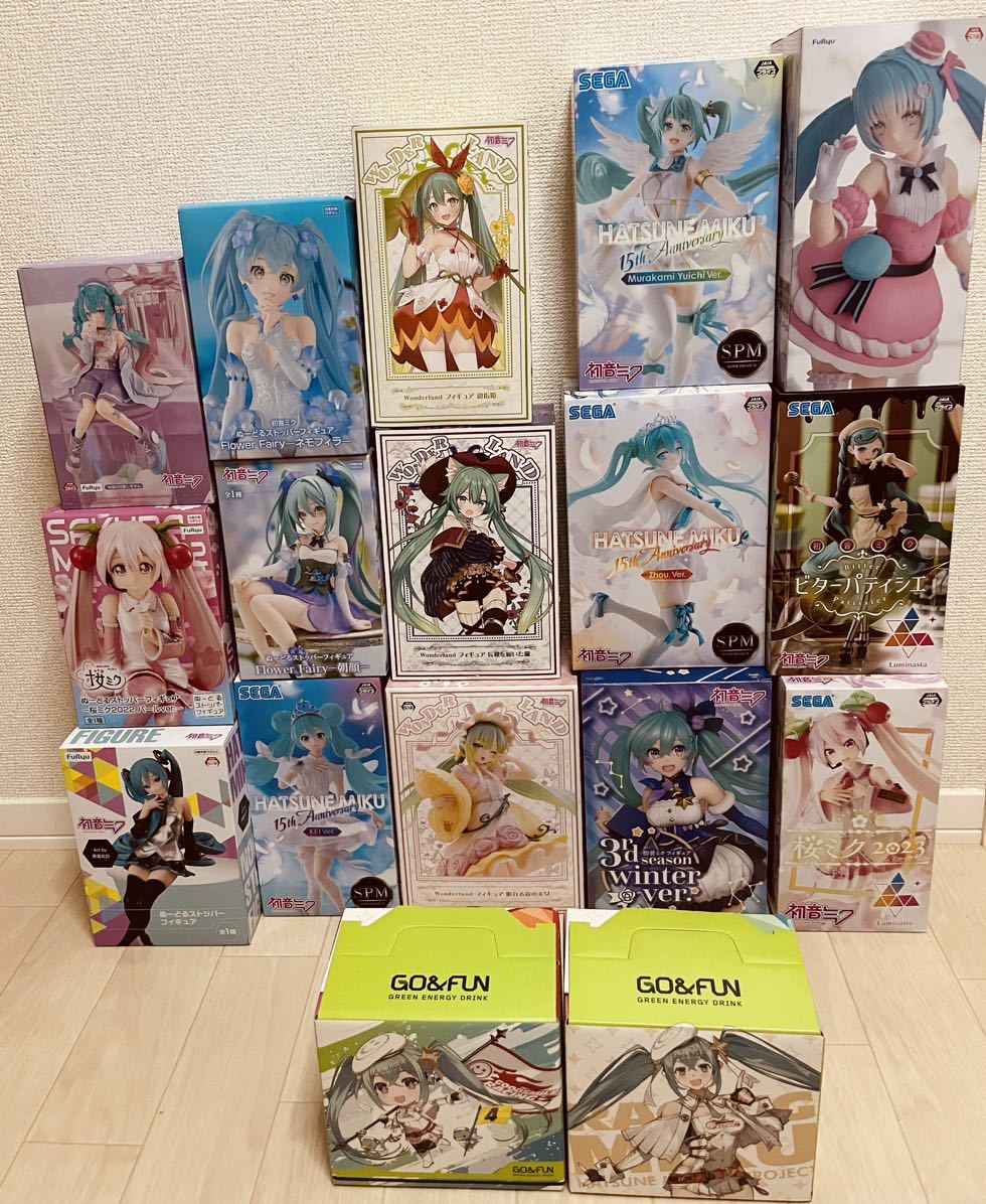 初音ミク 15th」の人気商品一覧 初音ミクフィギュア15個セット