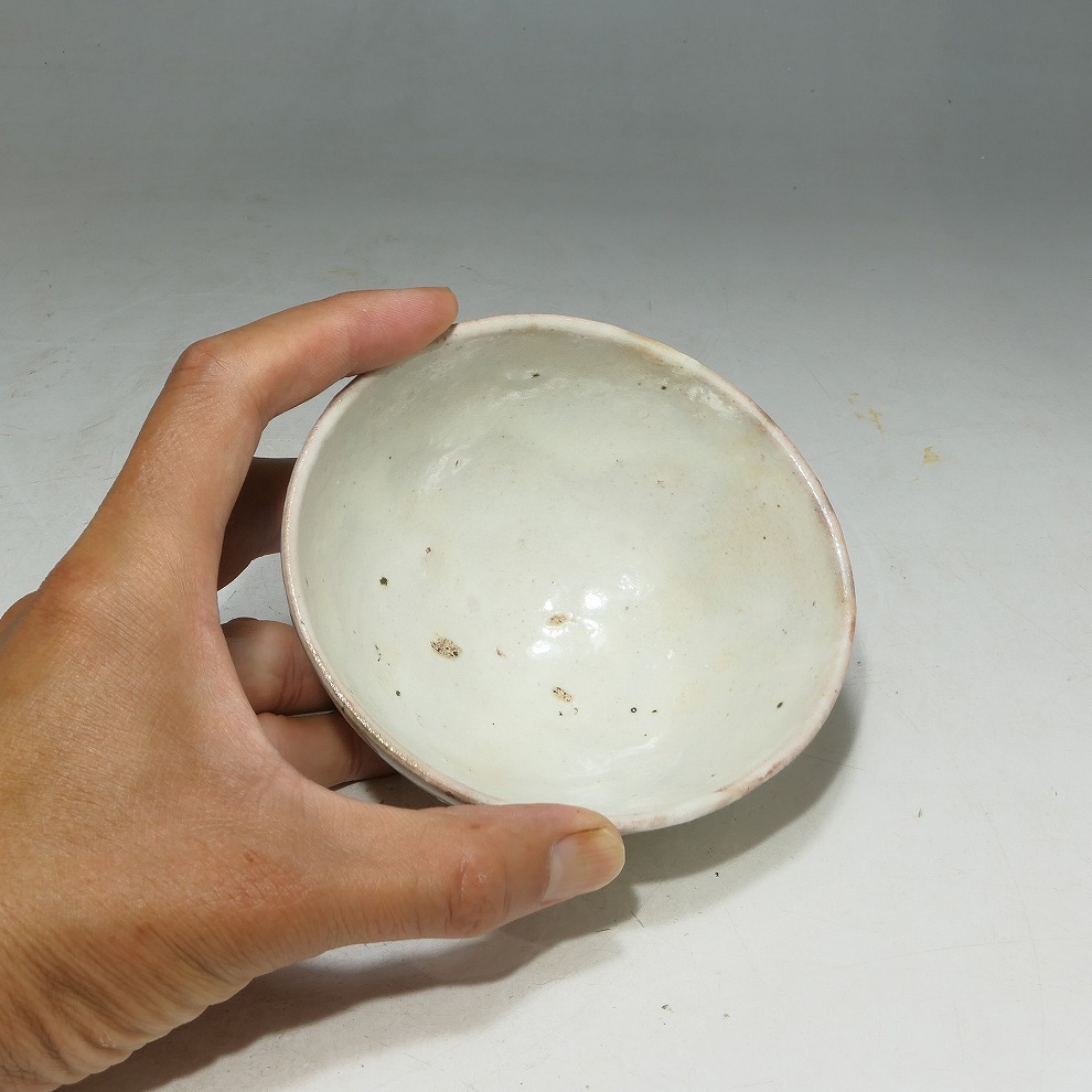 極希少名品2 細川護煕 粉引汲み出し 箱無 元内閣総理大臣 数