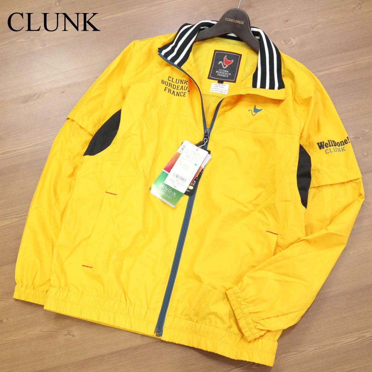 【新品 未使用】 CLUNK クランク 撥水 防風 発熱★ 2way ウインドブレーカー ジャケット ブルゾン Sz.L　メンズ ゴルフ　I3T00763_8#O
