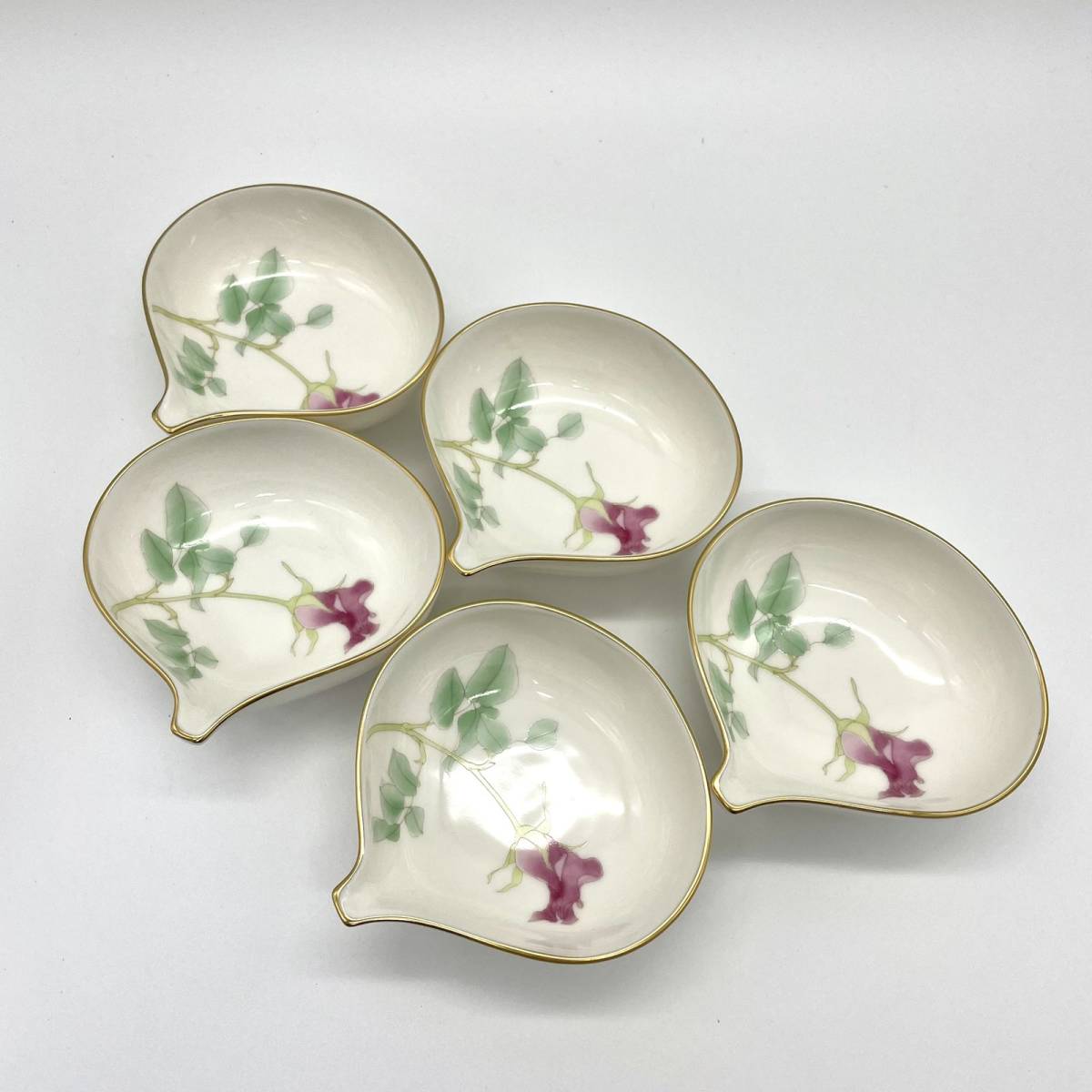 1893 香蘭社　菱形皿2客　菱形鉢1客　金彩 1893 香蘭社 菱形皿2客 菱形鉢1客 金彩 【公式通販】