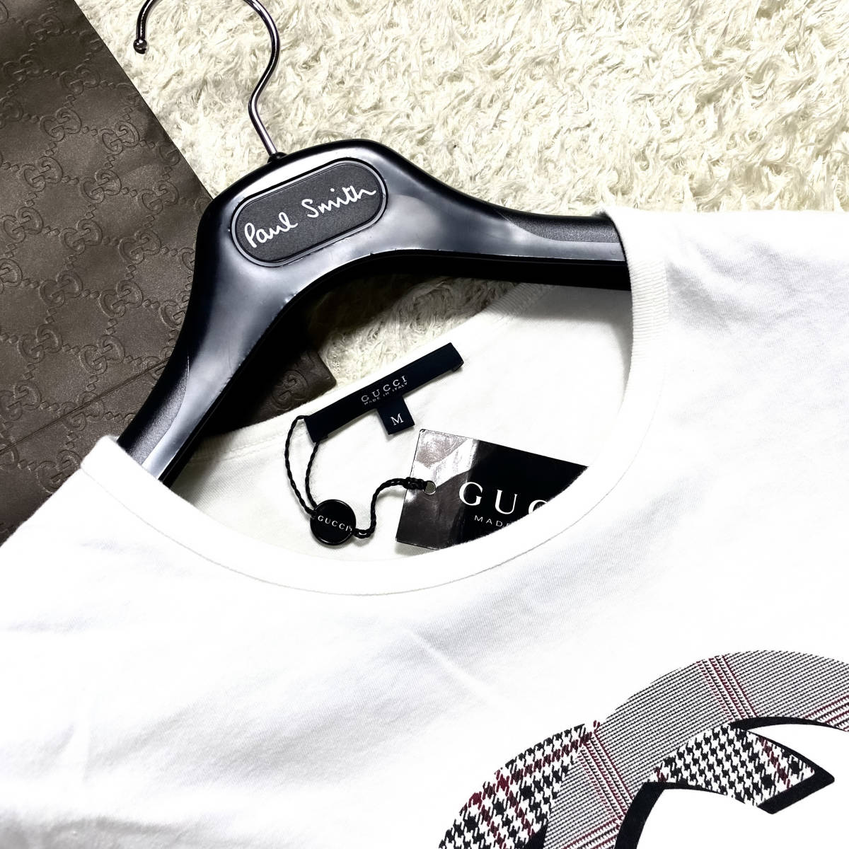 極美品GUCCI長袖Tシャツ スウェット フロントソーホーインター