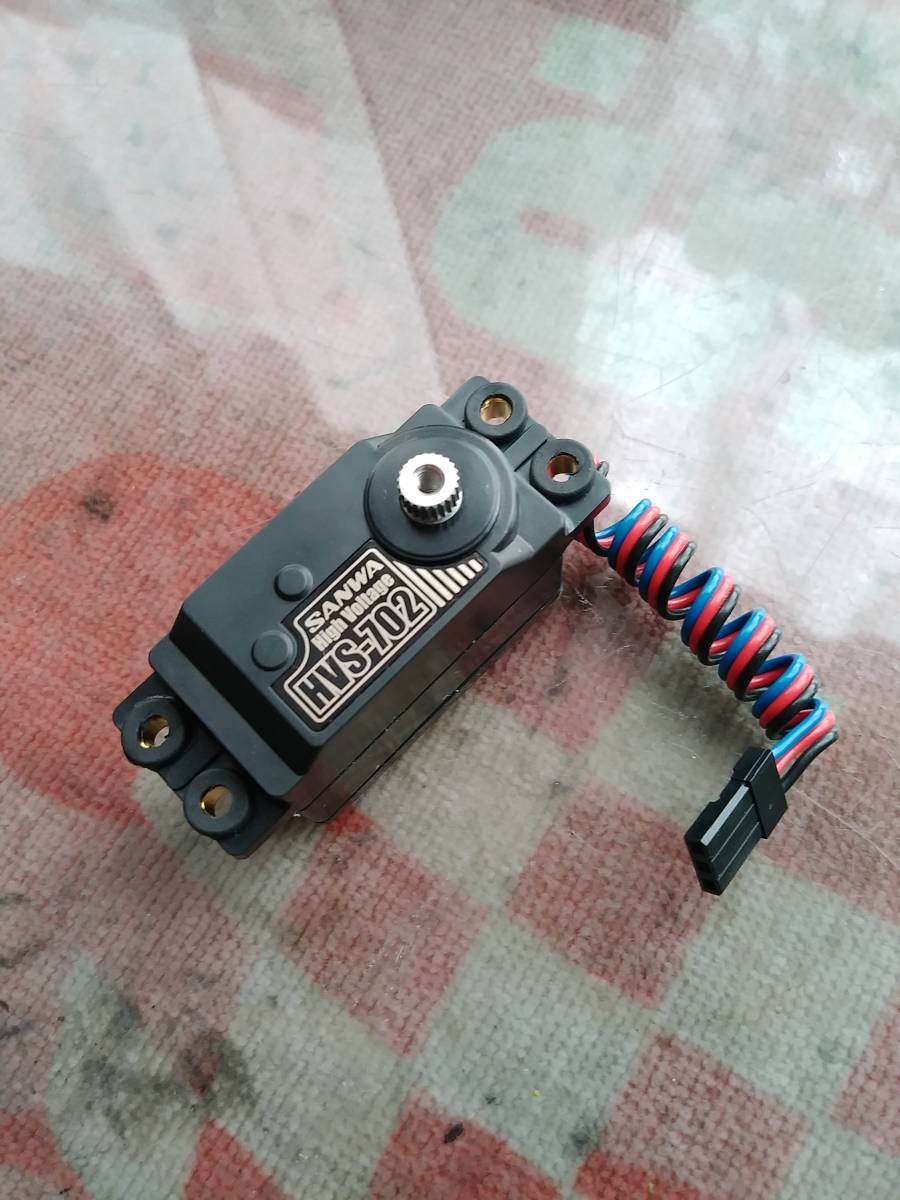 【訳アリ】サンワ SANWA HVS-702 ロープロデジタルサーボ 使用少■HOBBYWING京商KOタミヤTRF420XフタバXrayX4無限MTC2RヨコモBD12INFINITY