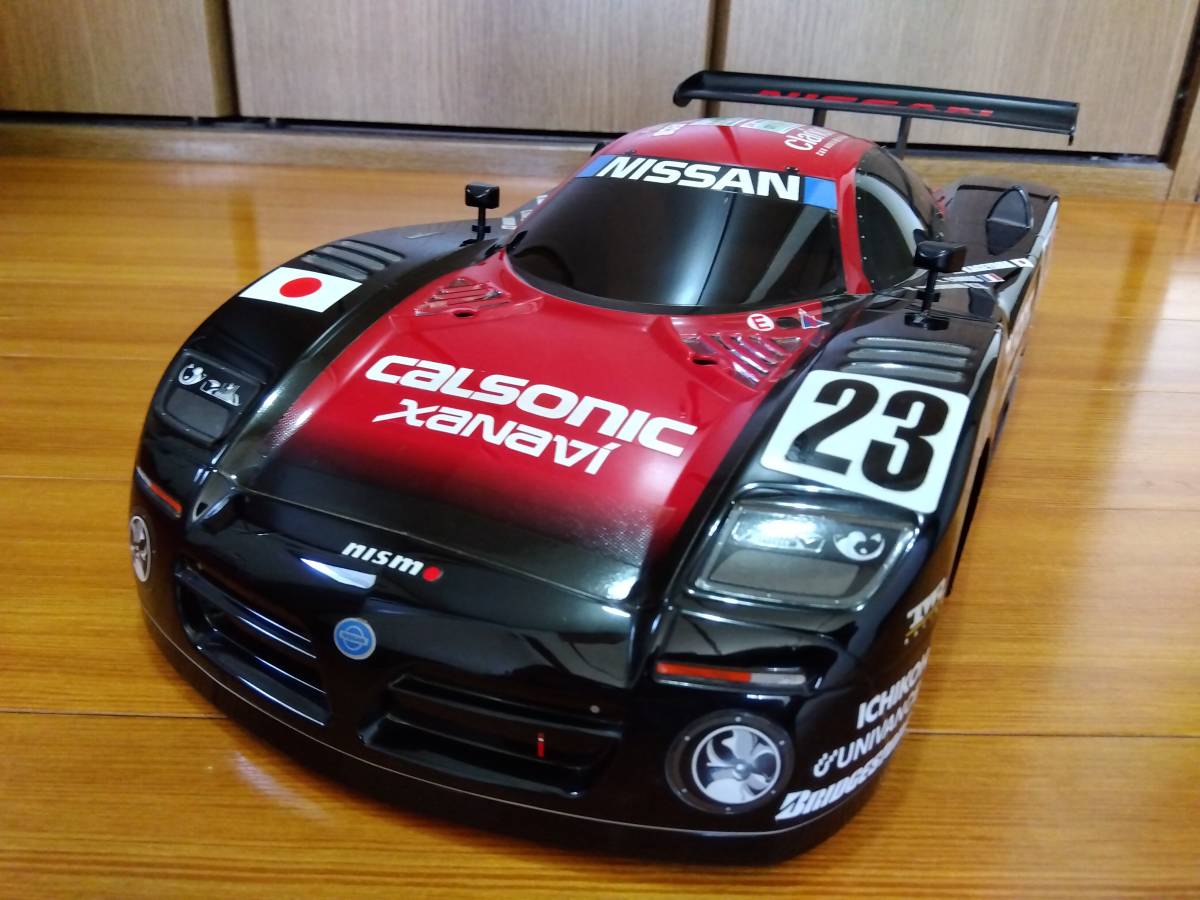 タミヤ1/10RC ニッサンR390GT1 ラジコンボディ 1997ル・マン24h 星野 