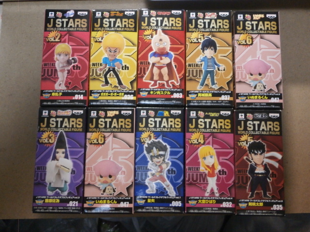 STARS J ワールドコレクタブルフィギュア 全8種セット (ジャンプ