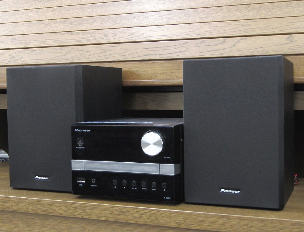 ●Pioneer パイオニア Bluetooth対応CDミニコンポ X-EM22 2015年製 中古品 動作確認済み