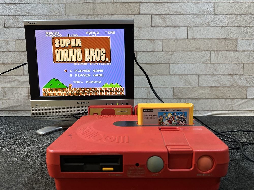 87○〇 SHARP TWIN FAMICOM ツインファミコン AN-500R / シャープ