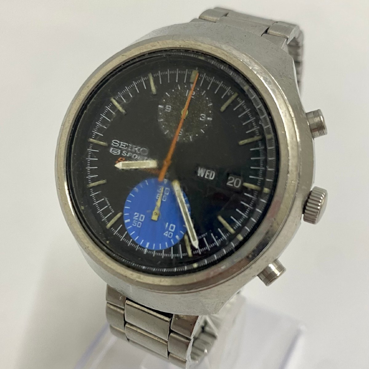 1円スタート!】SEIKO☆セイコー☆5スポーツ☆スピードタイマー☆6138 